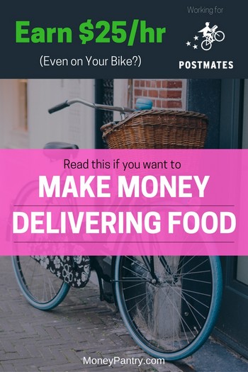 Postmates bike best sale delivery reddit