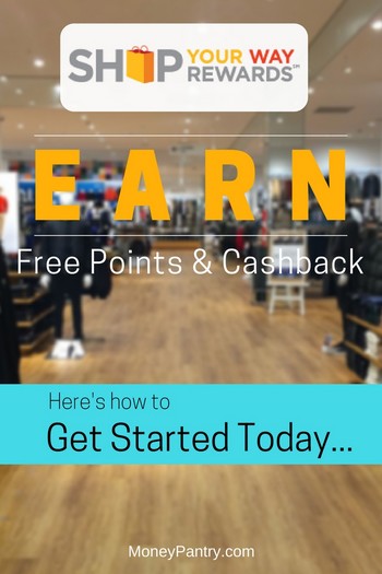 Here's all you need to know to earn free points and cashback with Shop Your Way rewards program (it's free to join!)..