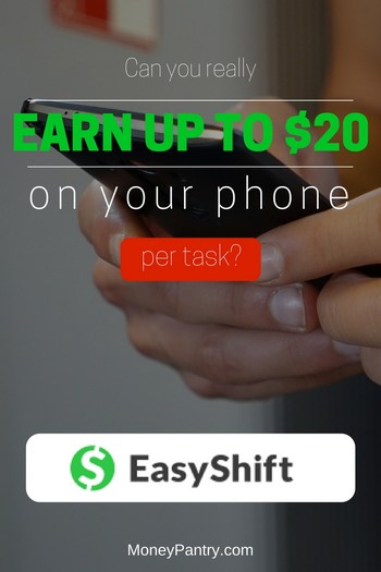 Easy Shift Review: Scam or a Legit App to Earn $2-$20 Doing Tasks on the Go?  - MoneyPantry