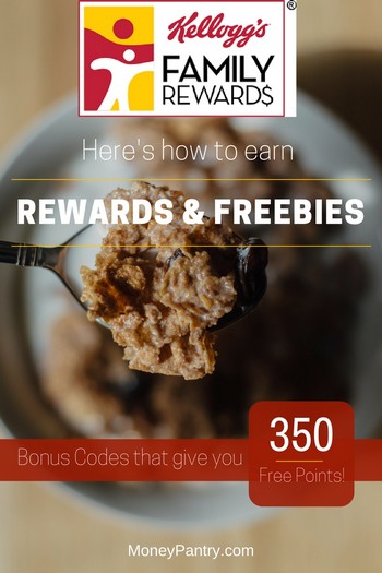 Here's how you can use Kellogg's Rewards to get awesome prizes and freebies for buying things you already buy (cereals, Frosted Flakes, Pop-Tarts, etc)....
