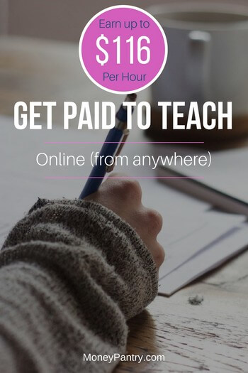 These companies will pay you to teach English and other subjects from home to students abroad