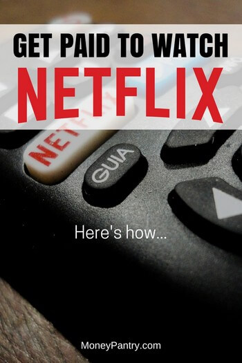 Get paid to watch netflix series