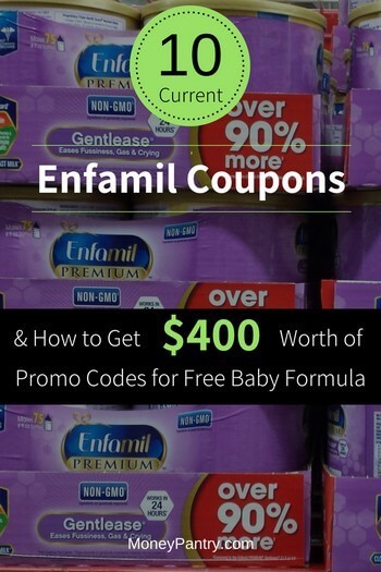 Here's some Enfamil coupons that'll save you money on baby formula...
