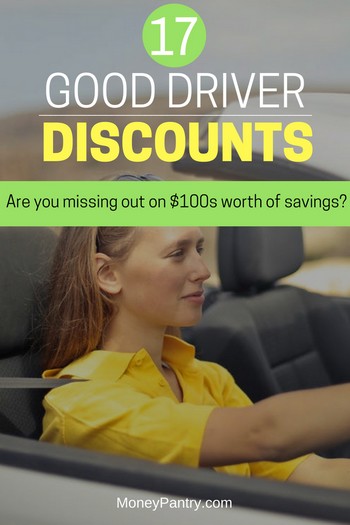 Find out if you are missing out on $100s worth of savings by not taking advantage of these Good Driver discounts?