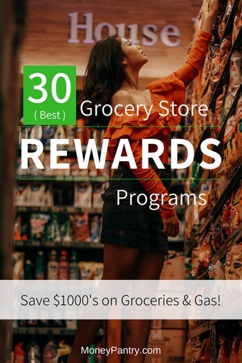Read this list of free grocery store reward cards & programs and sign up today. Don't miss out on $1000s worth of savings on food (and free stuff!)