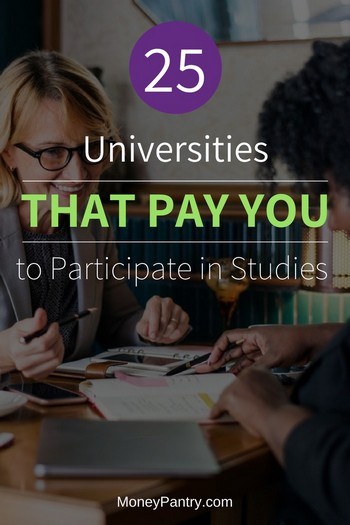 These universities will pay you (good money) to volunteer for their research studies...