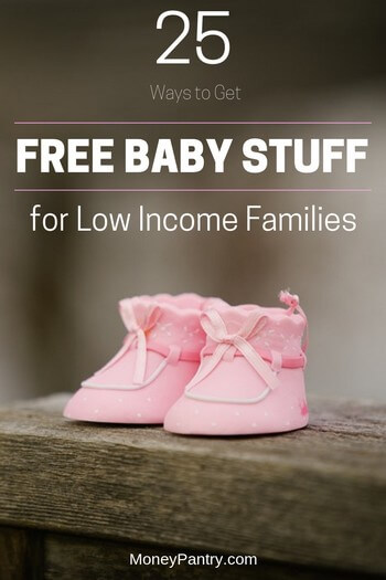These programs and organizations will give away free baby products to families with low income...