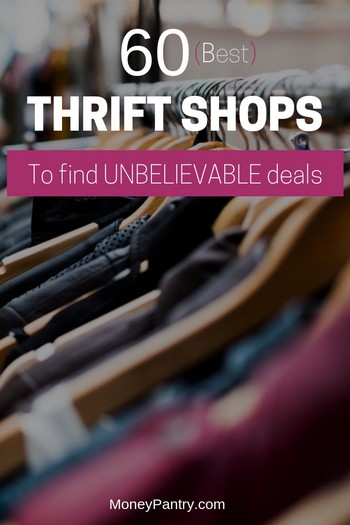 Wanna save money on designer brands, clothes, furniture, books and more? Start shopping at these thrift stores near you...