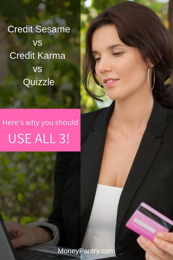Which is the best online credit score tool - Quizzle, Credit Karma or Credit Sesame? Here's what you need to know...