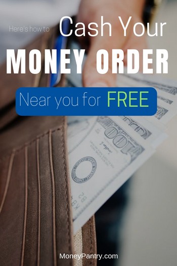 Here's the best places where you can get cash for your money order (some without paying a single dime in fees!)...