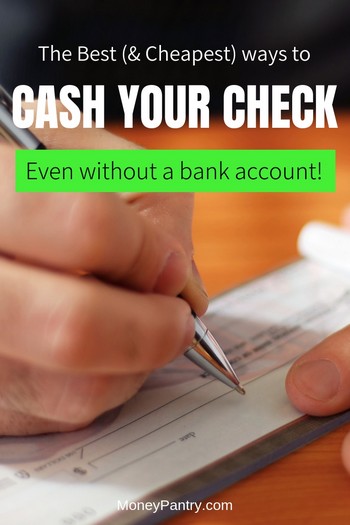 Here are the best places to cash your personal check near you even without a bank account...