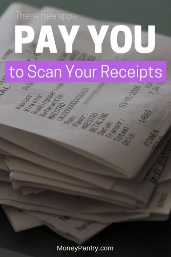 With these free grocery receipt apps, you can make money with your receipts by scanning them...
