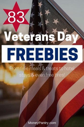 Here are restaurants and stores that offer free meals and more to veterans on Veterans Day...