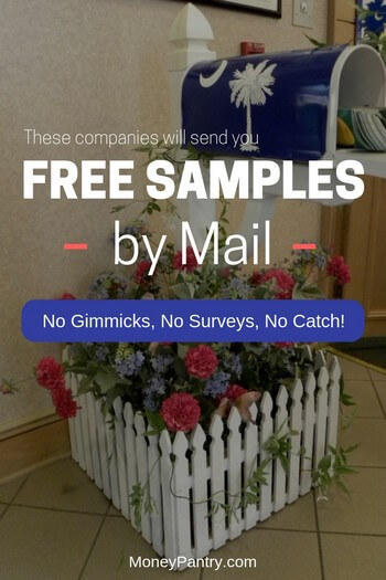 Request your free samples to get them by mail without filling surveys or other gimmicks...