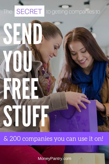 Here's the sup[er simple way you can get most companies to send you real free products (and not just samples)...