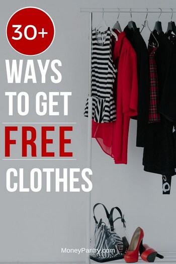 39 Legit Ways to Get Free Clothes (No Surveys, Free Shipping & Super Cheap  Options) - MoneyPantry