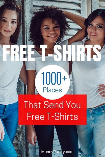 These companies and colleges will send you absolutely free t-shirts. here's how & where to request yours today...