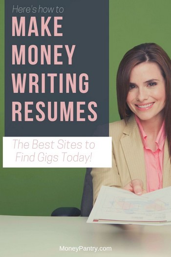 Here's how you can make money writing resumes working online from home (and the best sites to find high paying gigs!)...