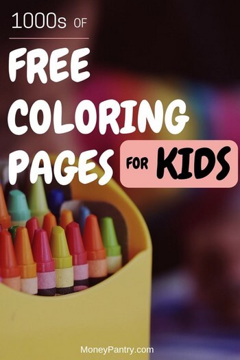 crayola kid coloring pages