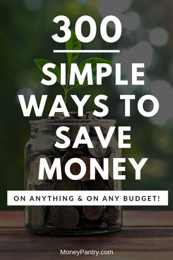 300 easy ways to save money quickly starting today...