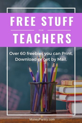 Here's a list of the best school supplies and material freebies for teachers and their classrooms...