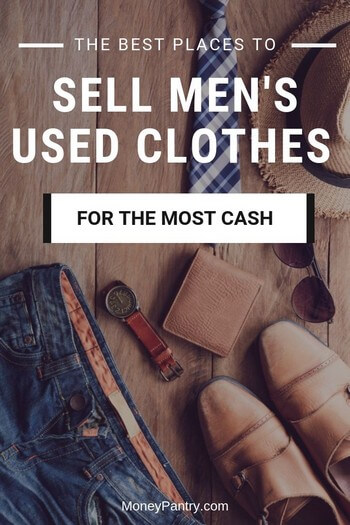 Here are the best consignment apps and sites where you can sell your used men's clothes for cash quickly...