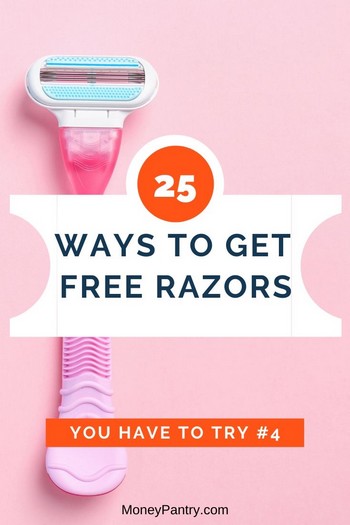 Here are real ways you can get free razors from brand like Gillette and Venus...
