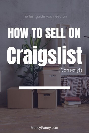 How To Sell Stuff On Craigslist Successfully Craigslist Selling Tips Youll Use Moneypantry 3760