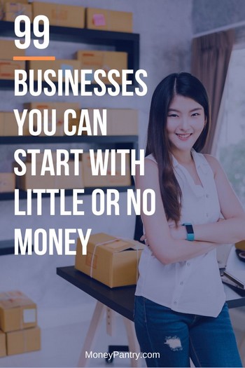 These are small and home business ideas you can start without a lot of money (some for free!)...