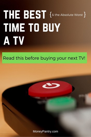 These are the best times of the year to buy a TV on sale (and the worst times!)...