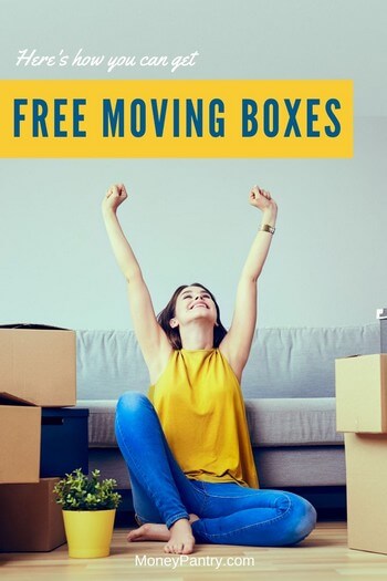 Here are easy ways you can get cardboard boxes (for moving) totally free...