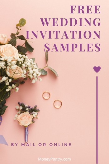 The best places to request wedding invitation samples & templates for free online or by mail...