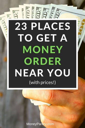 Here are places where you can buy a money order close to you...