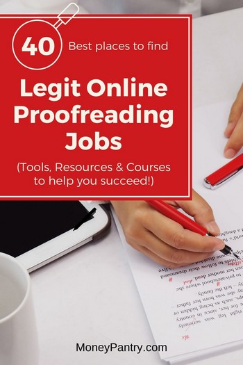 Here's a list of legit companies that hire freelancers and remote workers to do online proofreading jobs from home...