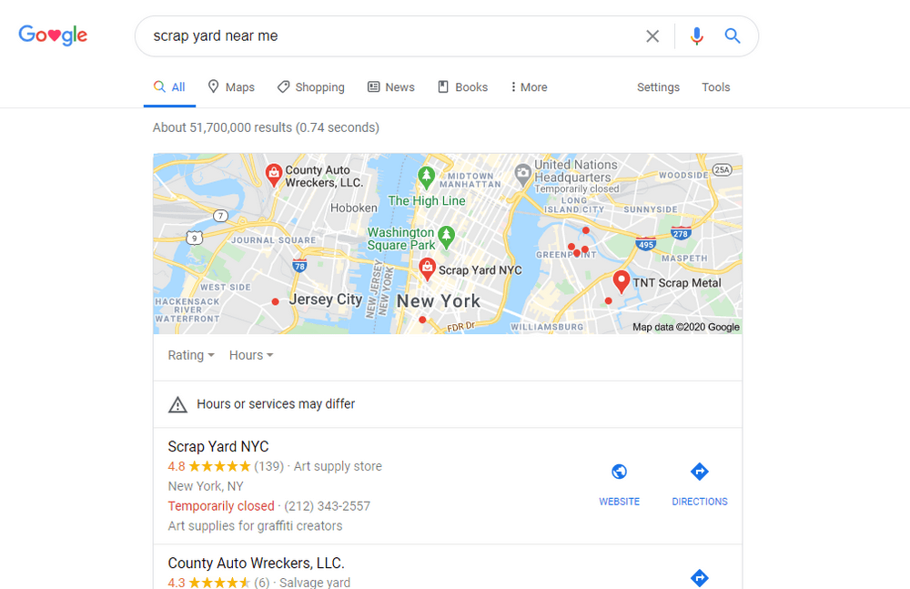 You can use Google to search for local scrap yards.