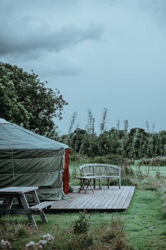 A Yurt house