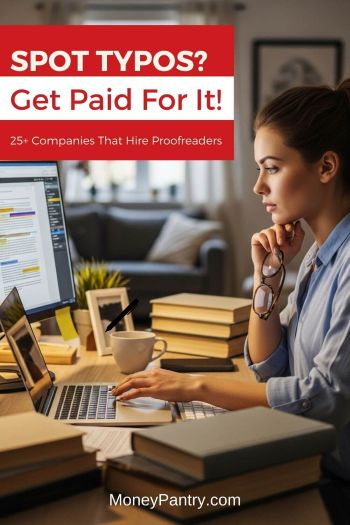 A freelance editor working as an online proofreader from home.