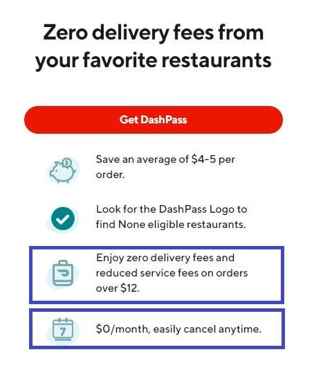 DoorDash offers free food delivery