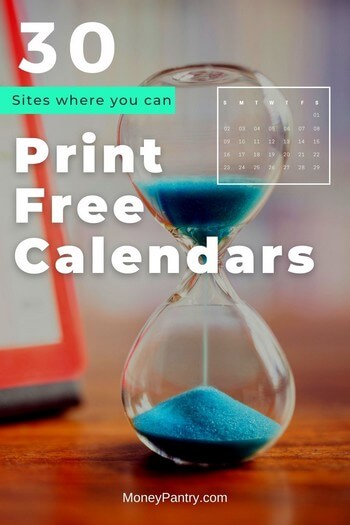 You can download or print calendars for free (blank, weekly, monthly, customizable,...) on these sites right now...