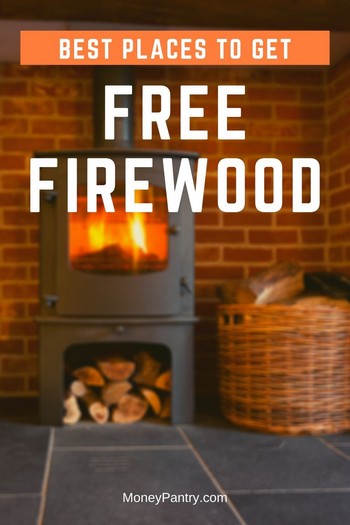 Here are the best places to find free firewood in your area today..