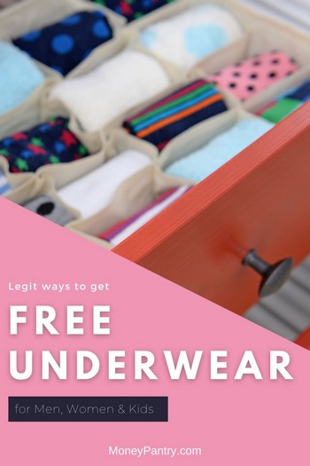 10 Ways to Get Free Underwear by Mail - MoneyPantry