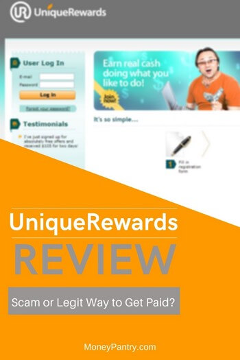 Unique Rewards Review: Scam or a Legit Way to Get Paid? - MoneyPantry