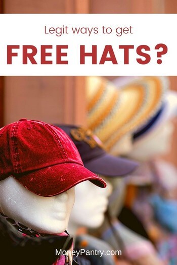 Free hats by mail on sale