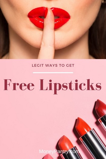 Here's how to get your lipstick samples (and full size products) absolutely free from your favorite makeup brands....