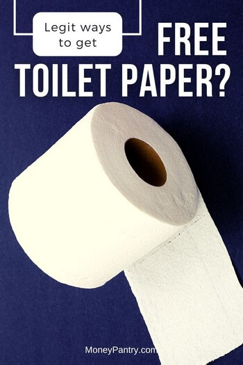 Here are simple ways you can get free toilet paper...