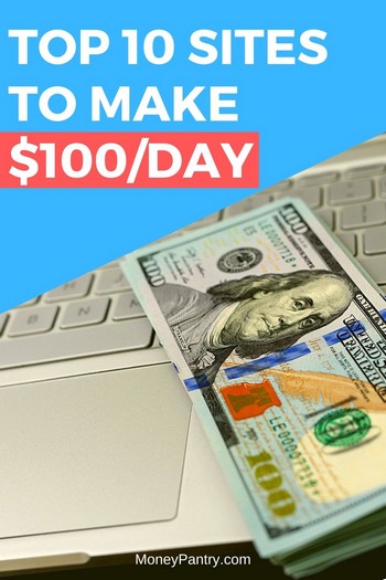 Use these legit websites to make 100 dollars a day from home (and without investment!)...