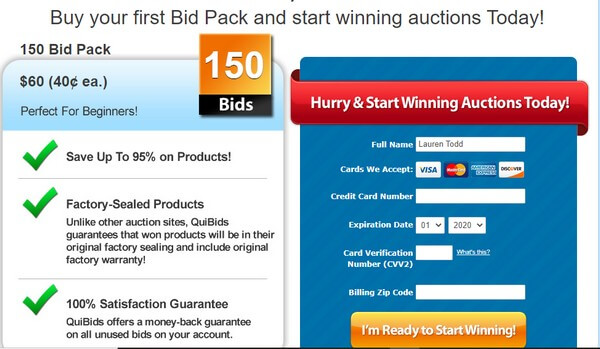 Quibids Bid Pack