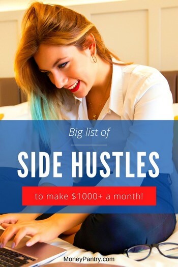 Here's a massive list of legit side jobs you can do from home (all legit side hustles) starting today!...