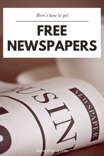 Here are easy ways you can get free newspaper (even in bulk for for packing, window cleaning, etc)...