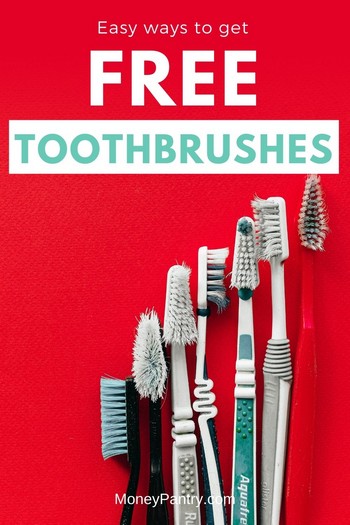 Free toothbrush samples